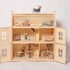 Plan Toys Victorian Dollhouse with Maileg mice and furniture | © Conscious Craft